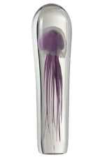 Briefbeschwerer Quarzglas lila extragroß